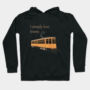 I Simply Love Trams Hoodie